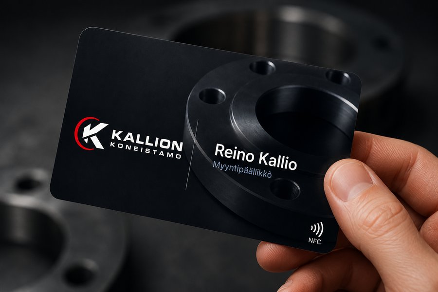 Myyjä — Digitunnus NFC-käyntikortti