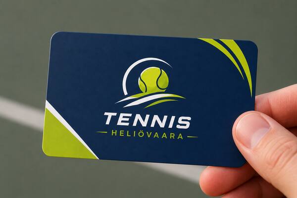 Tennispelaaja — Digitunnus NFC-käyntikortti